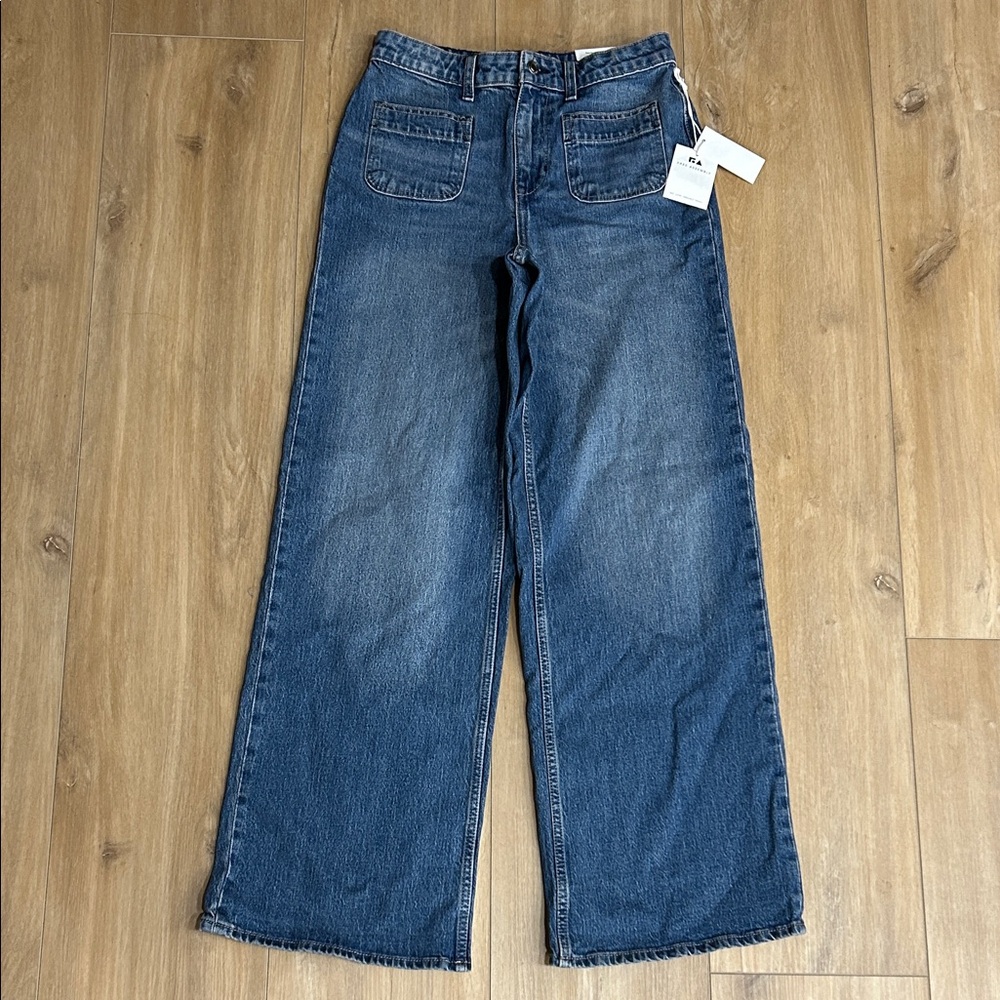 NWT - FREE ASSEMBLY Wide Leg  Jeans - Picture 2 of 15